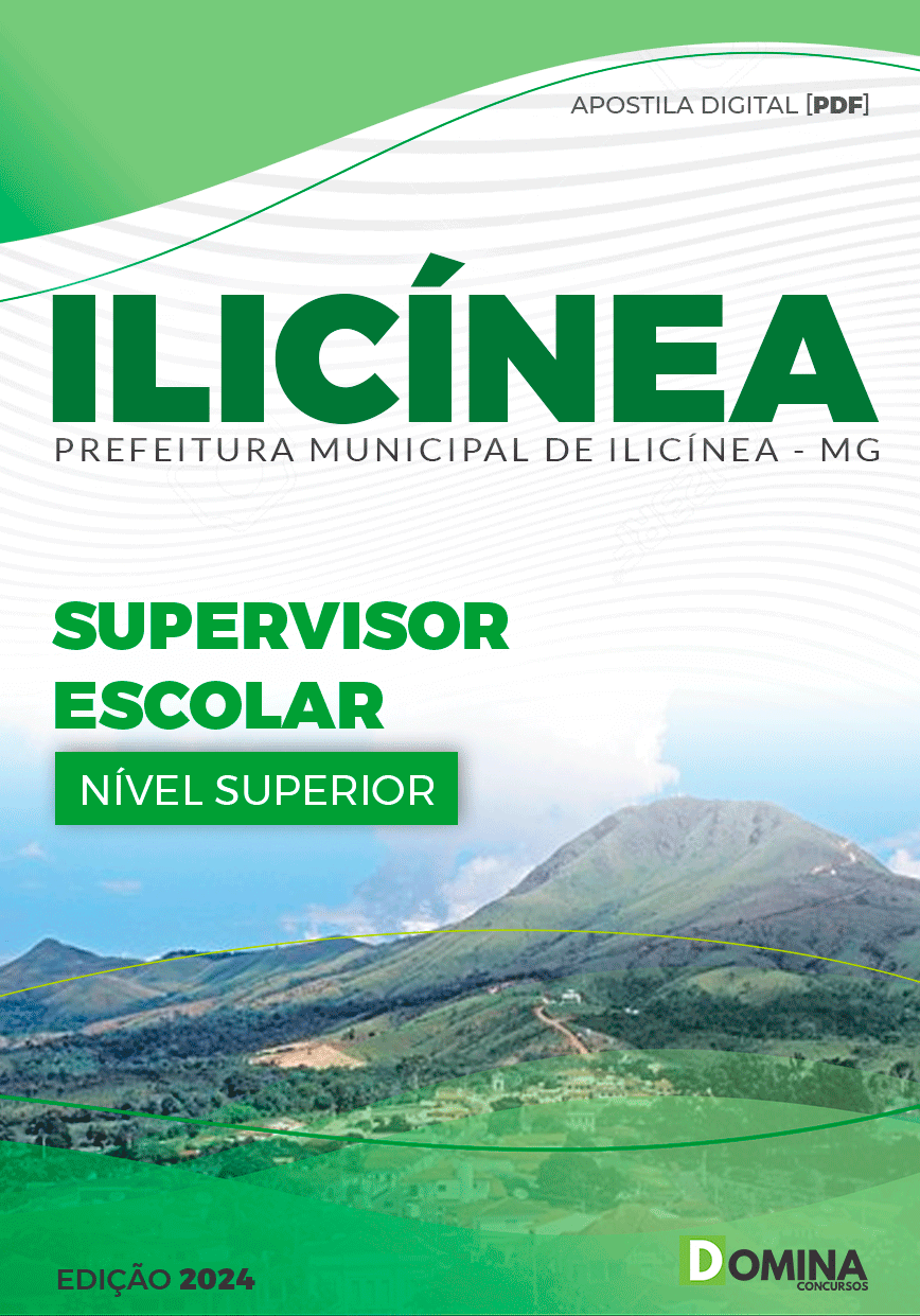 Apostila Ilicínea MG 2024 Supervisor Escolar