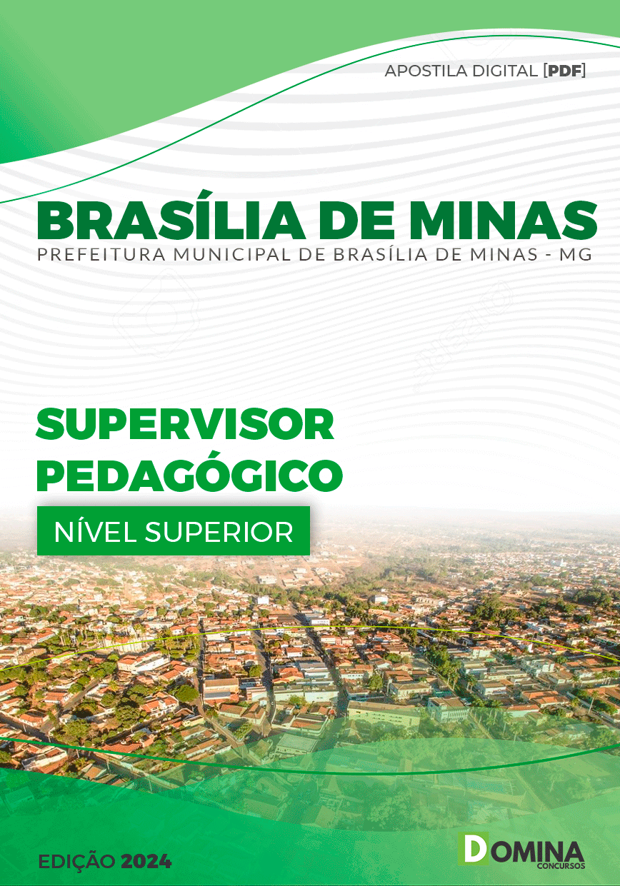 Apostila Brasília De Minas MG 2024 Supervisor Pedagógico