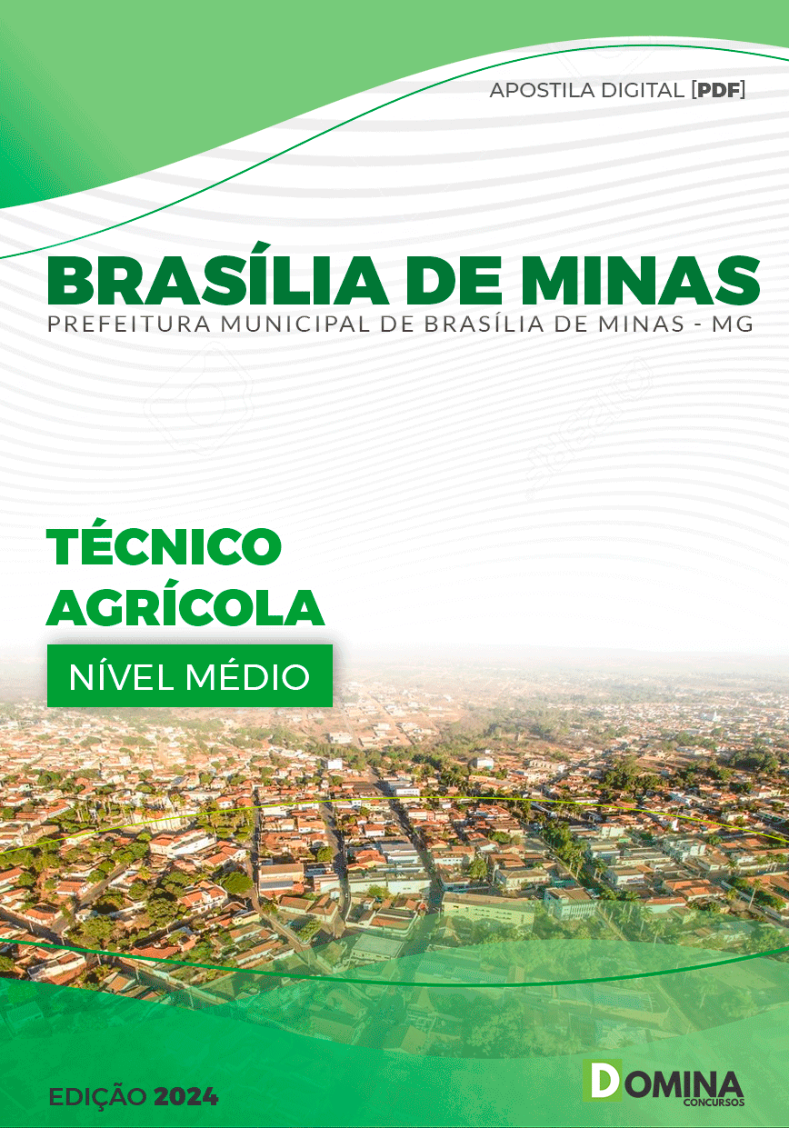 Apostila Brasília De Minas MG 2024 Técnico Agrícola