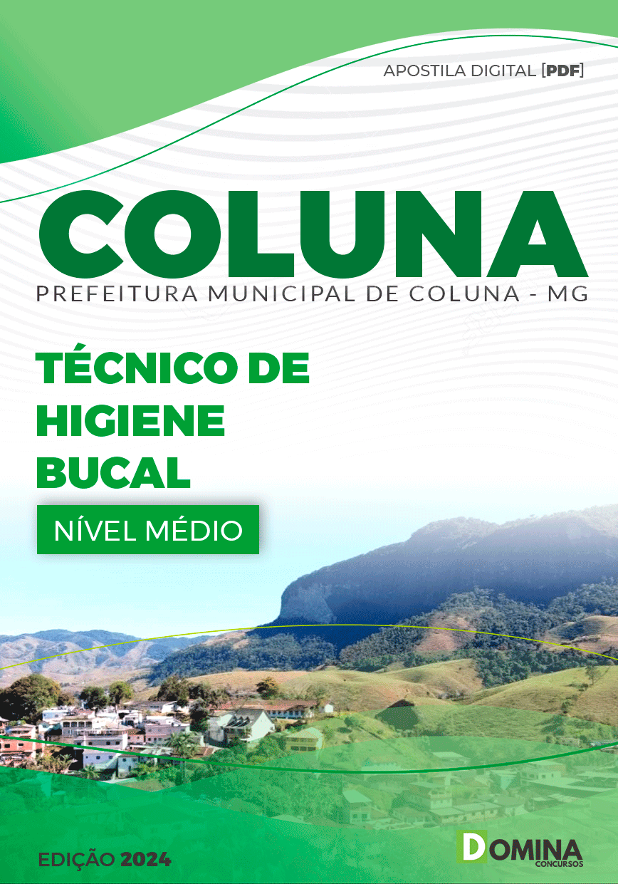 Apostila Técnico de Higiene Bucal Coluna MG 2024