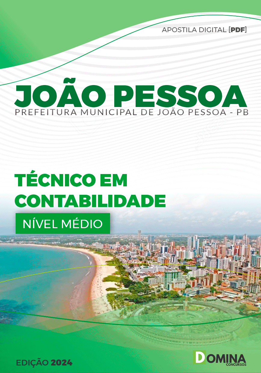 Apostila João Pessoa PB 2024 Técnico Em Contabilidade