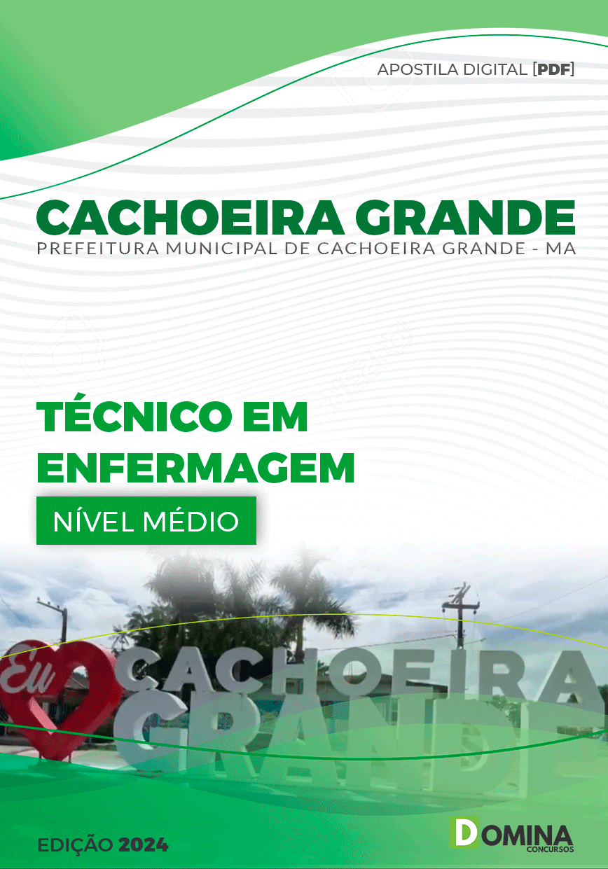 Apostila Cachoeira Grande MA 2024 Técnico de Enfermagem