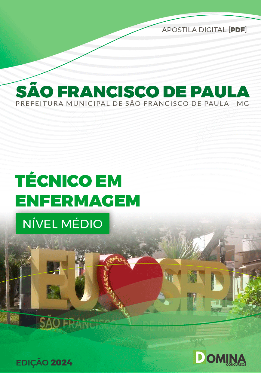 Apostila São Francisco de Paula MG 2024 Técnico Enfermagem