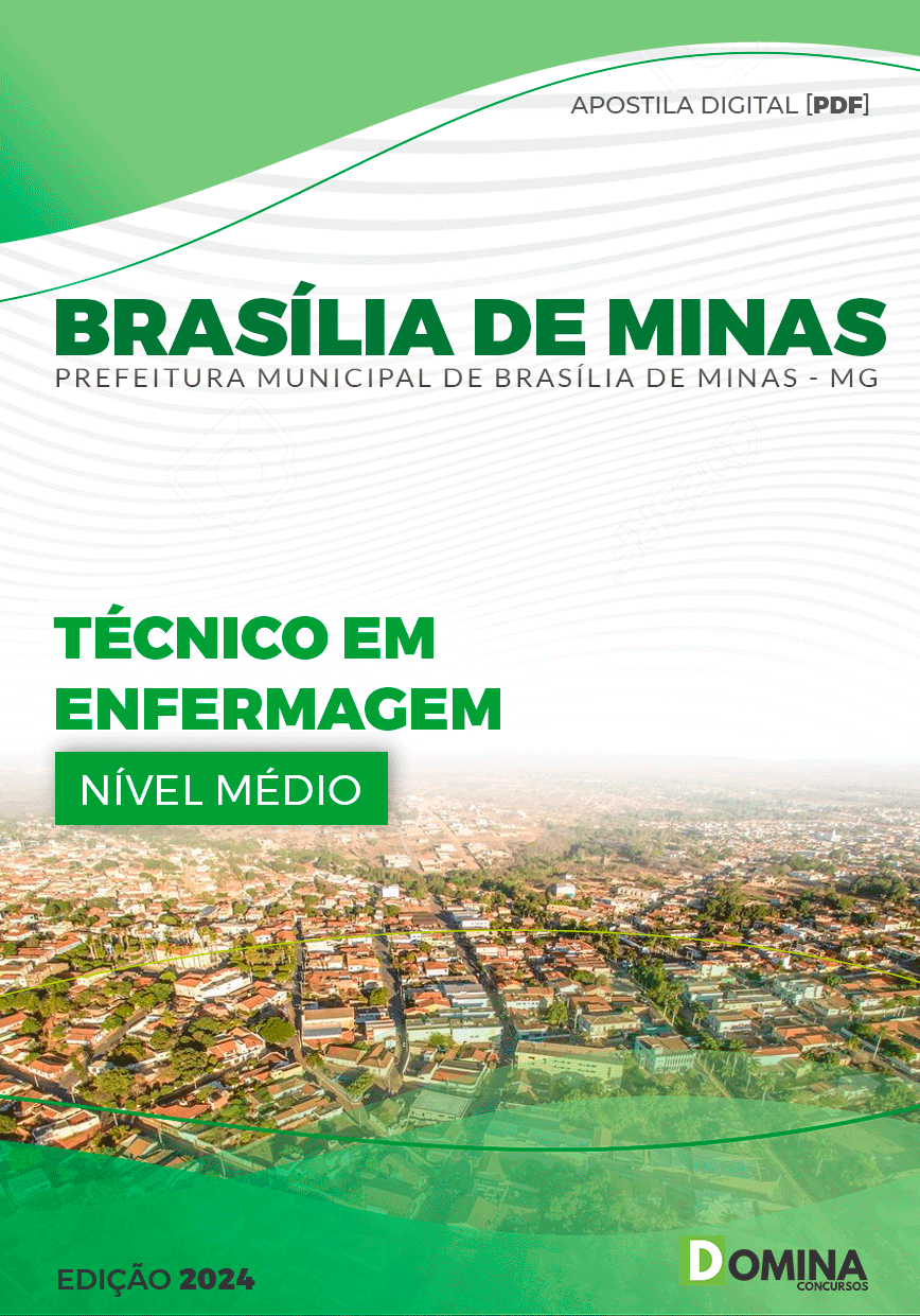 Apostila Brasília De Minas MG 2024 Técnico Em Enfermagem