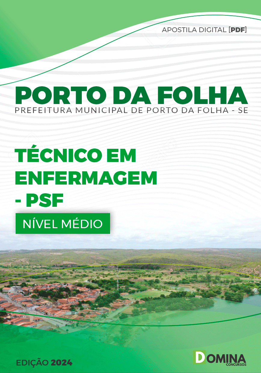 Apostila Porto Da Folha SE 2024 Técnico Em Enfermagem