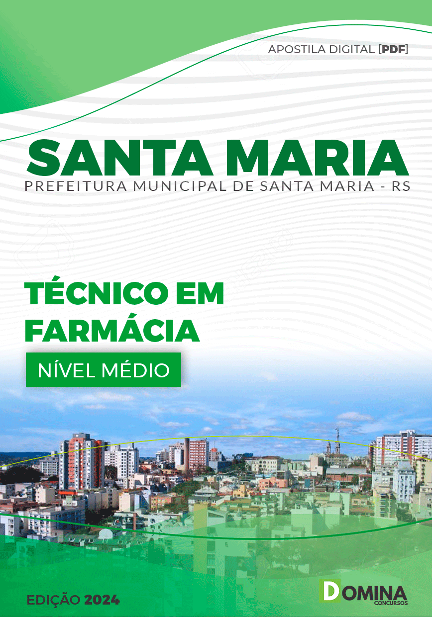 Apostila Técnico em Farmácia Santa Maria RS 2024