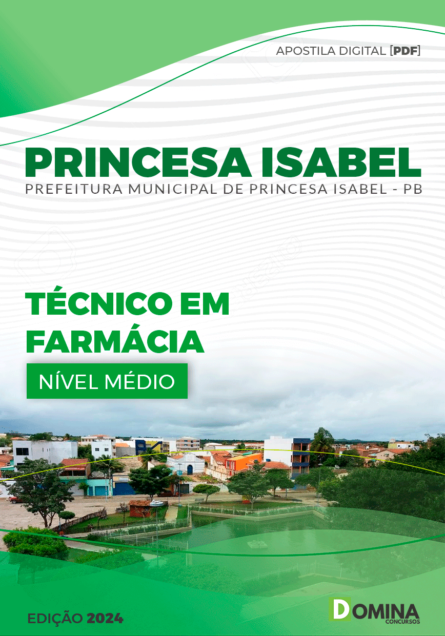 Apostila Princesa Isabel PB 2024 Técnico Em Farmácia