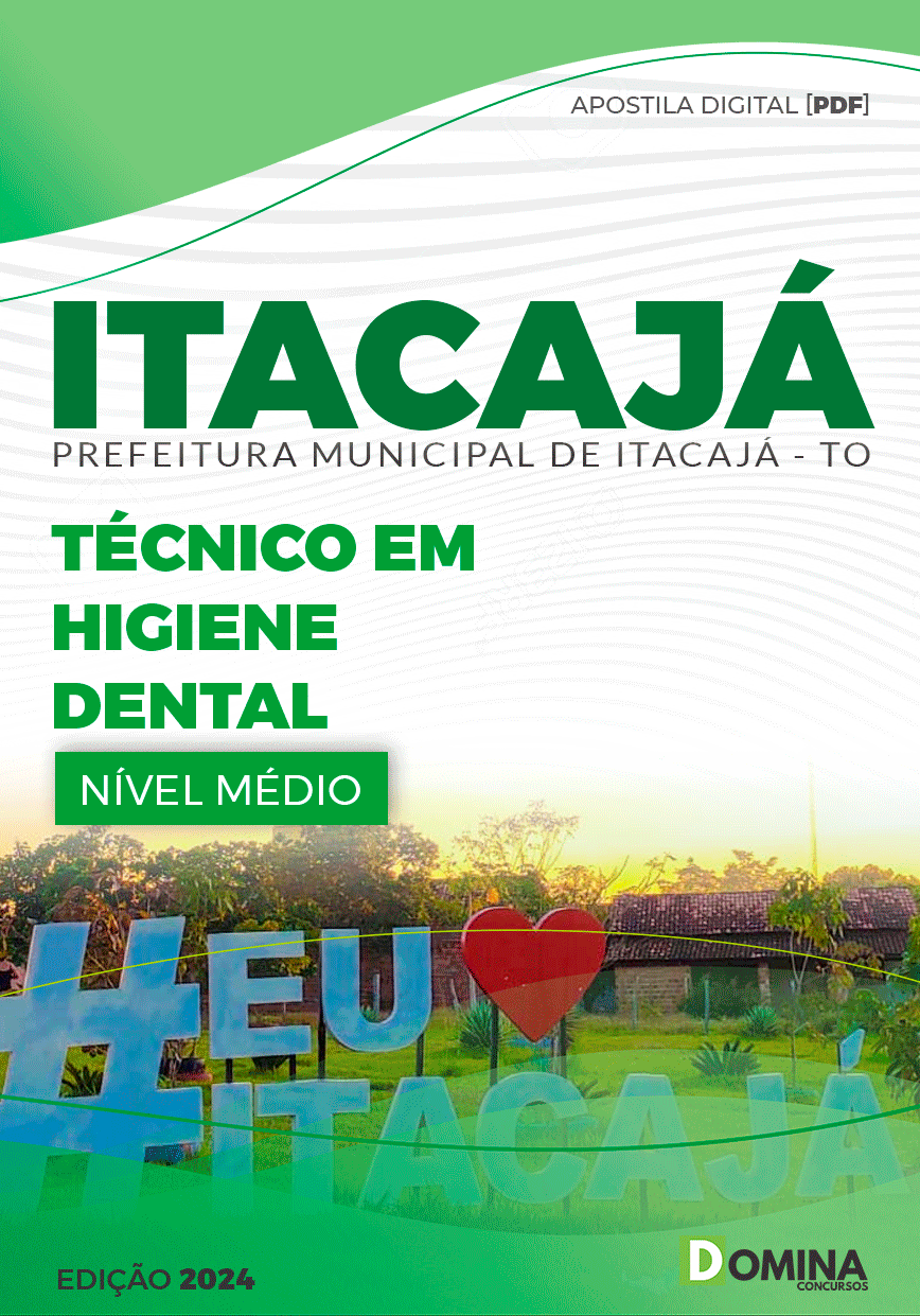 Apostila Técnico em Higiene Dental Itacajá TO 2024