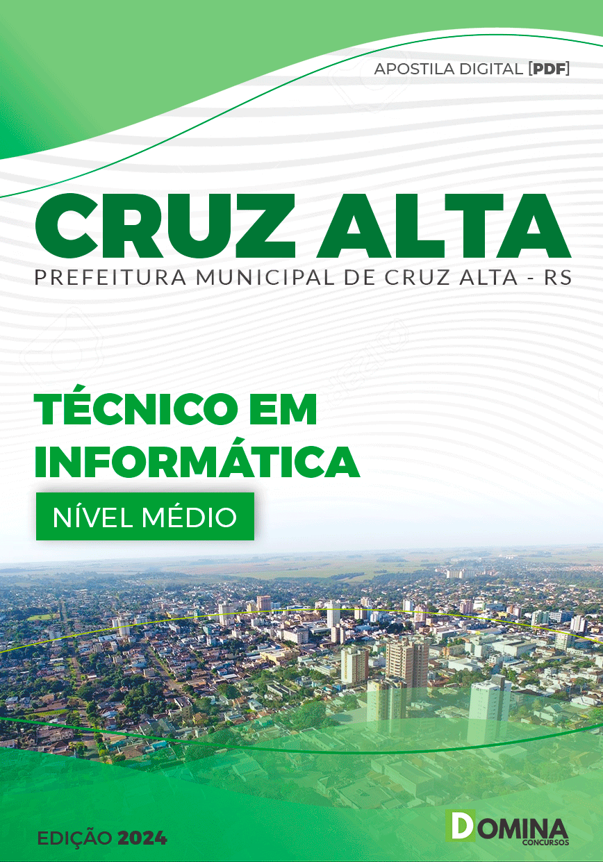 Apostila Técnico em Informática Cruz Alta RS 2024