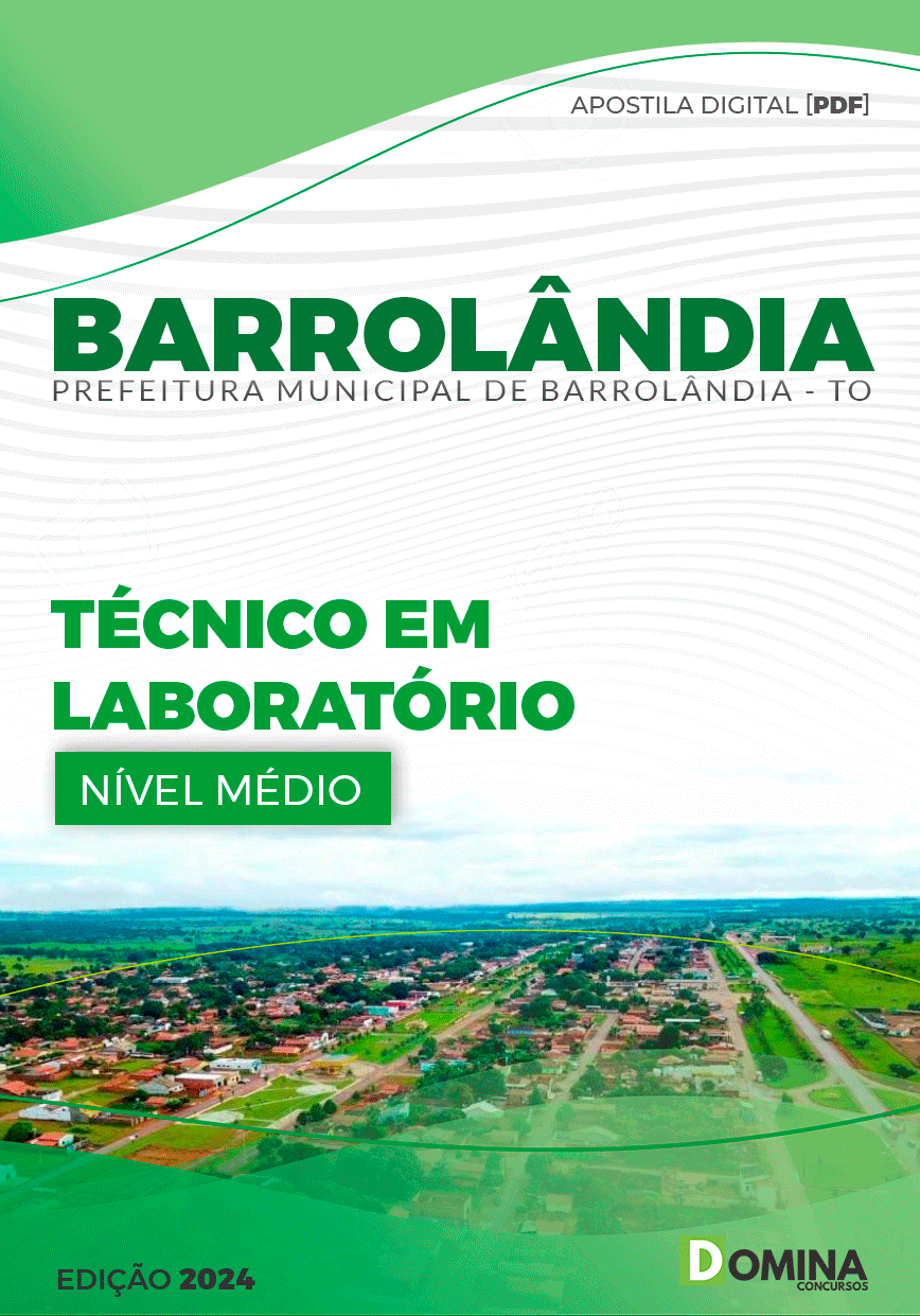 Apostila Barrolândia TO 2024 Técnico Em Laboratório