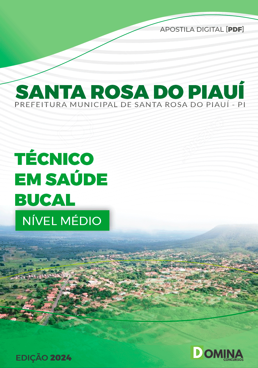 Apostila Técnico em Saúde Bucal Santa Rosa do Piauí PI 2024