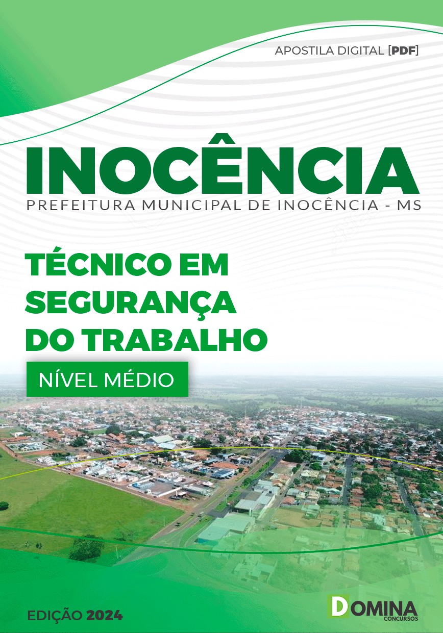 Apostila Inocência MS 2024 Técnico em Segurança do Trabalho