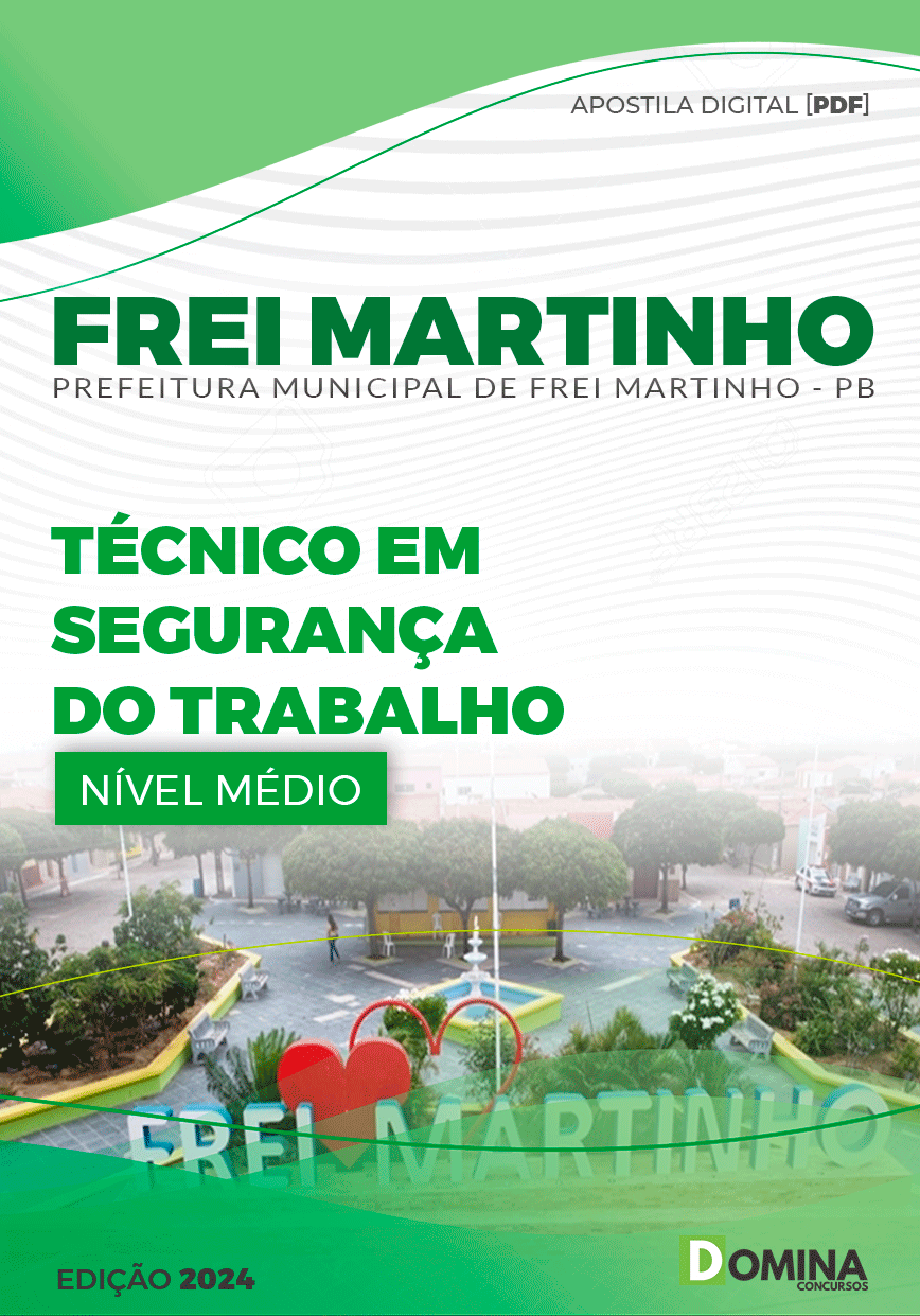 Apostila Frei Martinho PB 2024 Técnico Em Segurança Trabalho