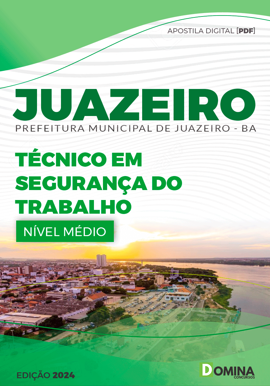 Apostila Juazeiro BA 2024 Técnico Em Segurança Do Trabalho