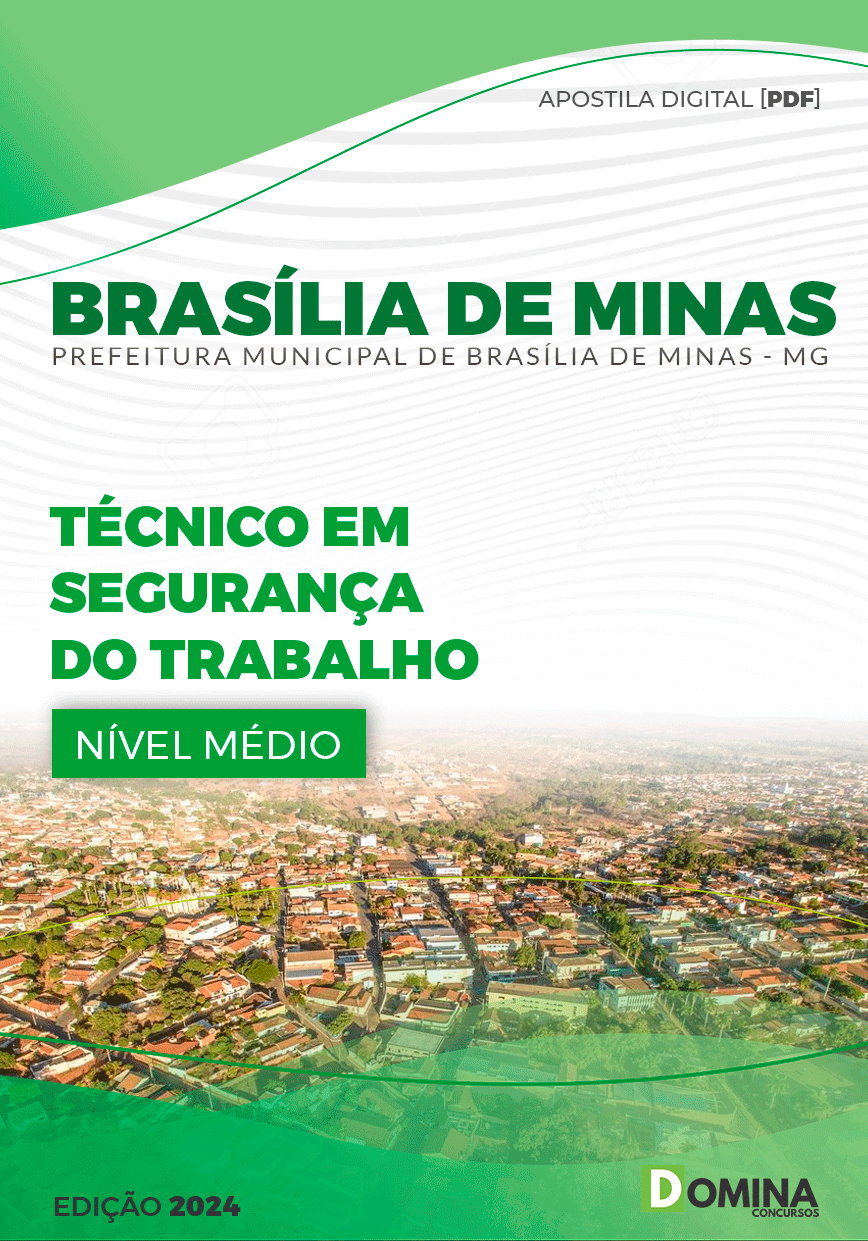 Apostila Brasília De Minas MG 2024 Técnico Segurança Trabalho