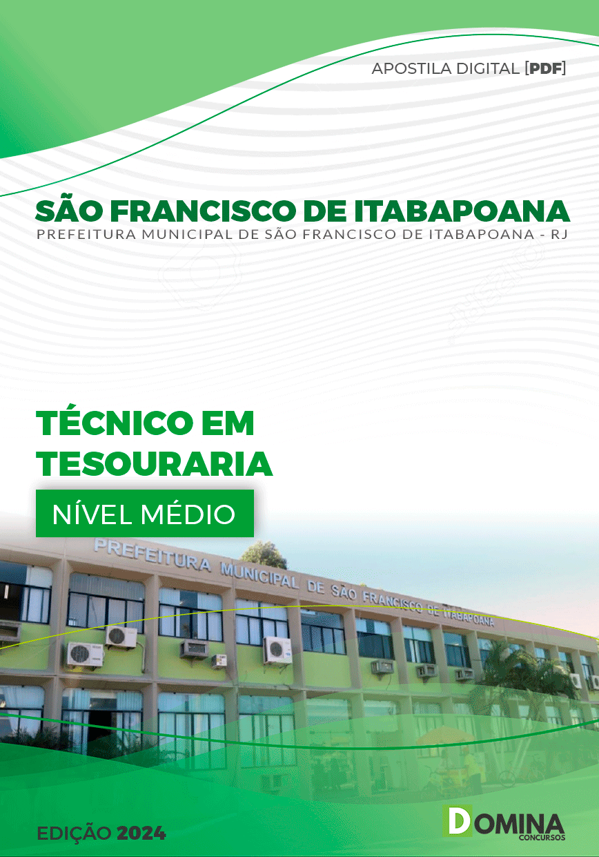 Apostila Técnico em Tesouraria São Francisco Itabapoana RJ 2024