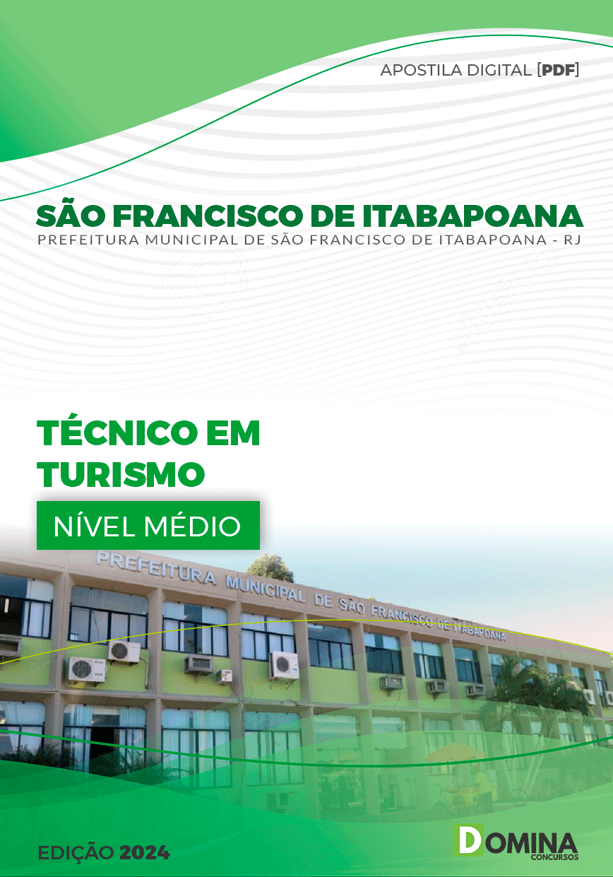 Apostila Técnico em Turismo São Francisco Itabapoana RJ 2024