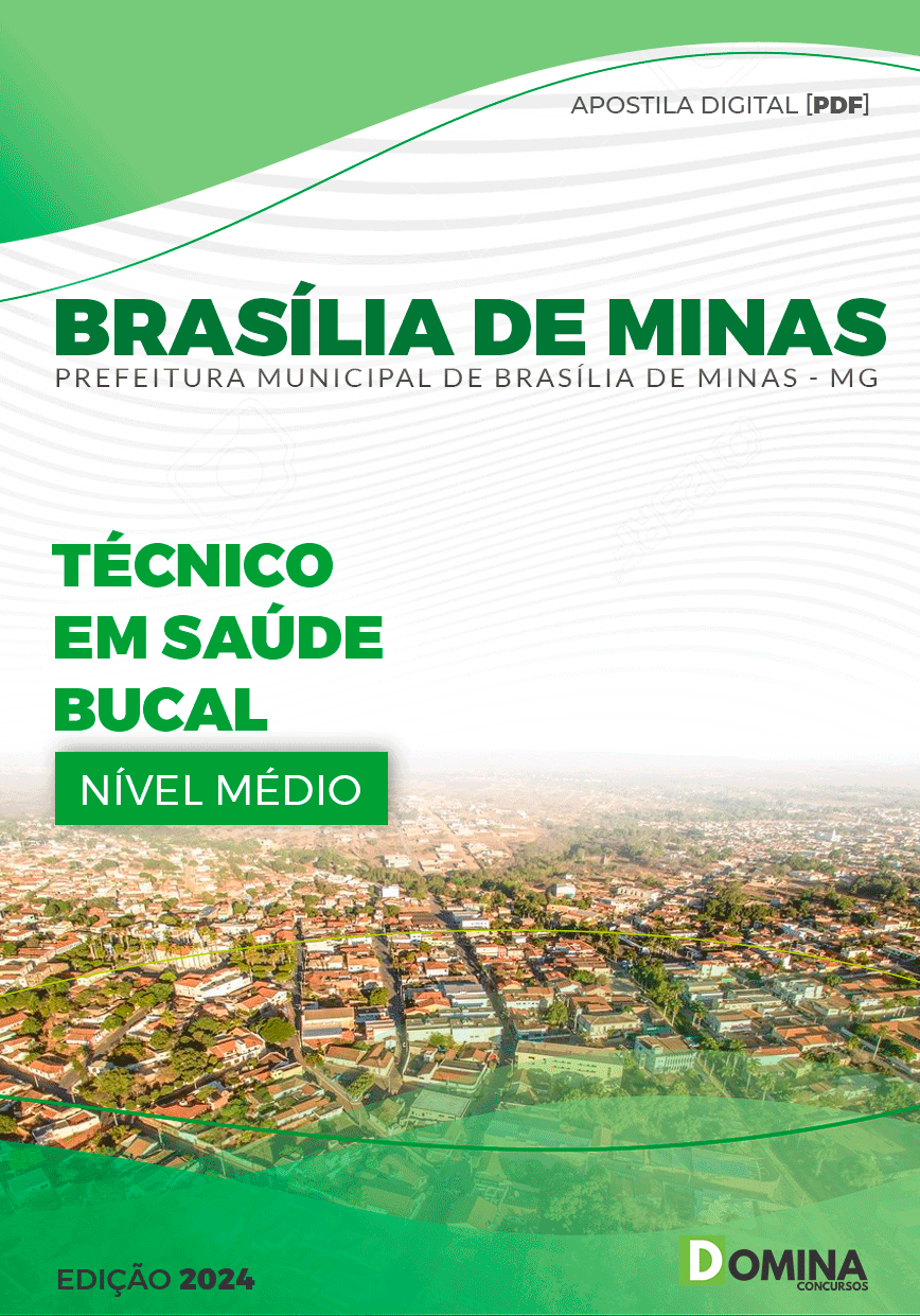 Apostila Brasília De Minas MG 2024 Técnico Saúde Bucal