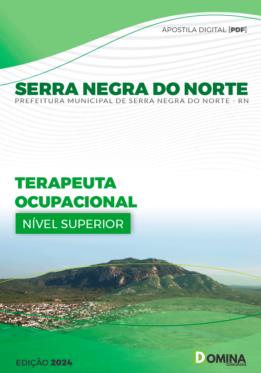 Apostila Serra Negra Do Norte RN 2024 Terapeuta Ocupacional