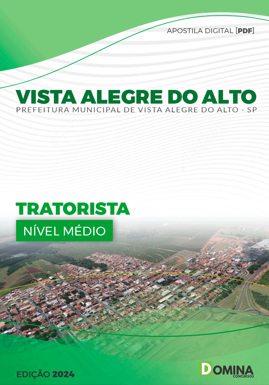 Apostila Tratorista Vista Alegre do Alto SP 2024