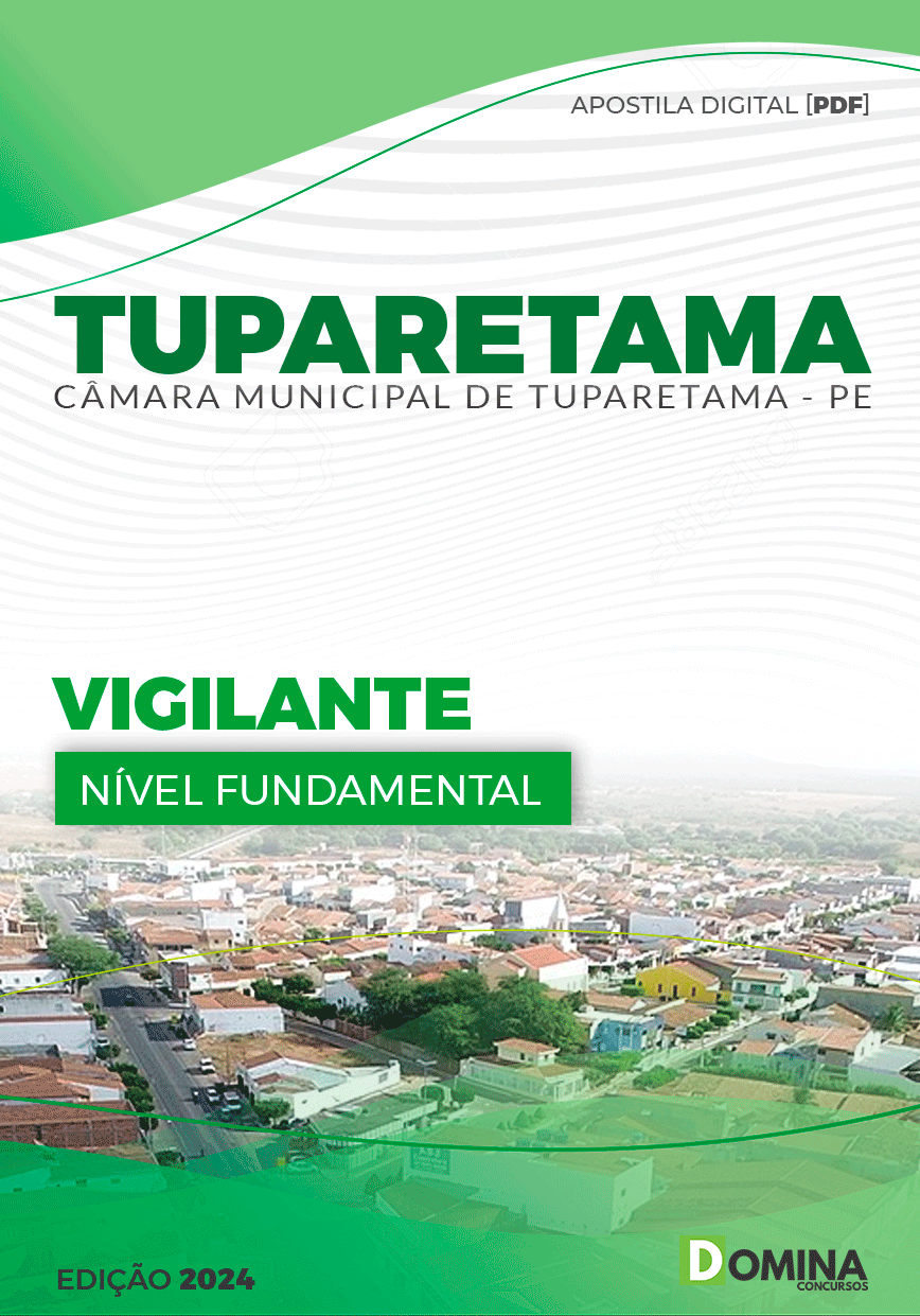 Apostila Câmara Tuparetama PE 2024 Vigilante