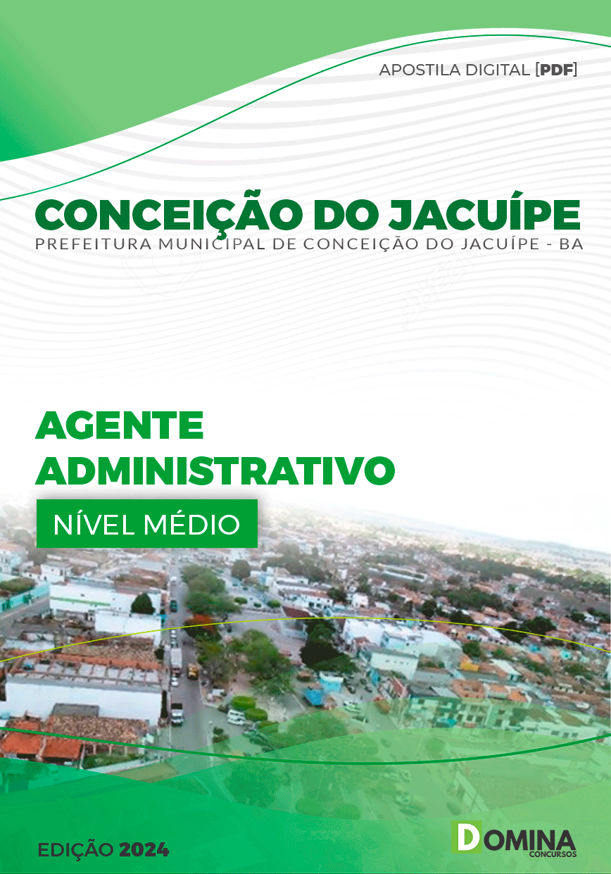 Apostila Agente Administrativo Conceição do Jacuípe BA 2024