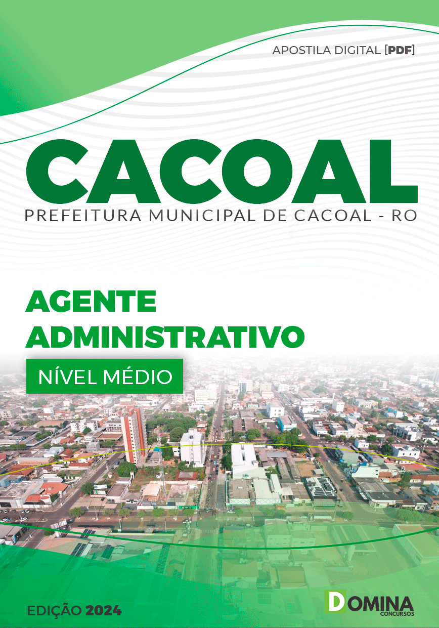 Apostila Agente Administrativo Cacoal RO 2024