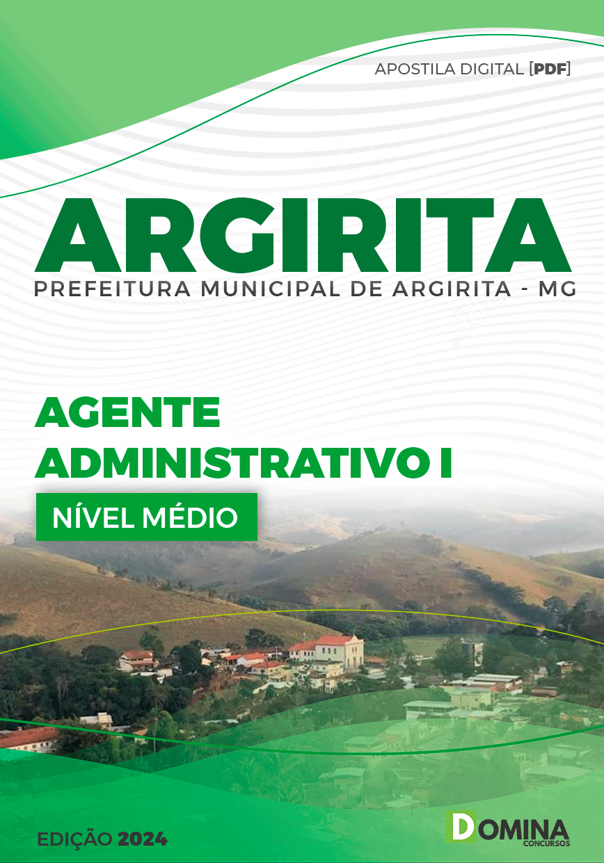 Apostila Agente Administrativo Argirita MG 2024