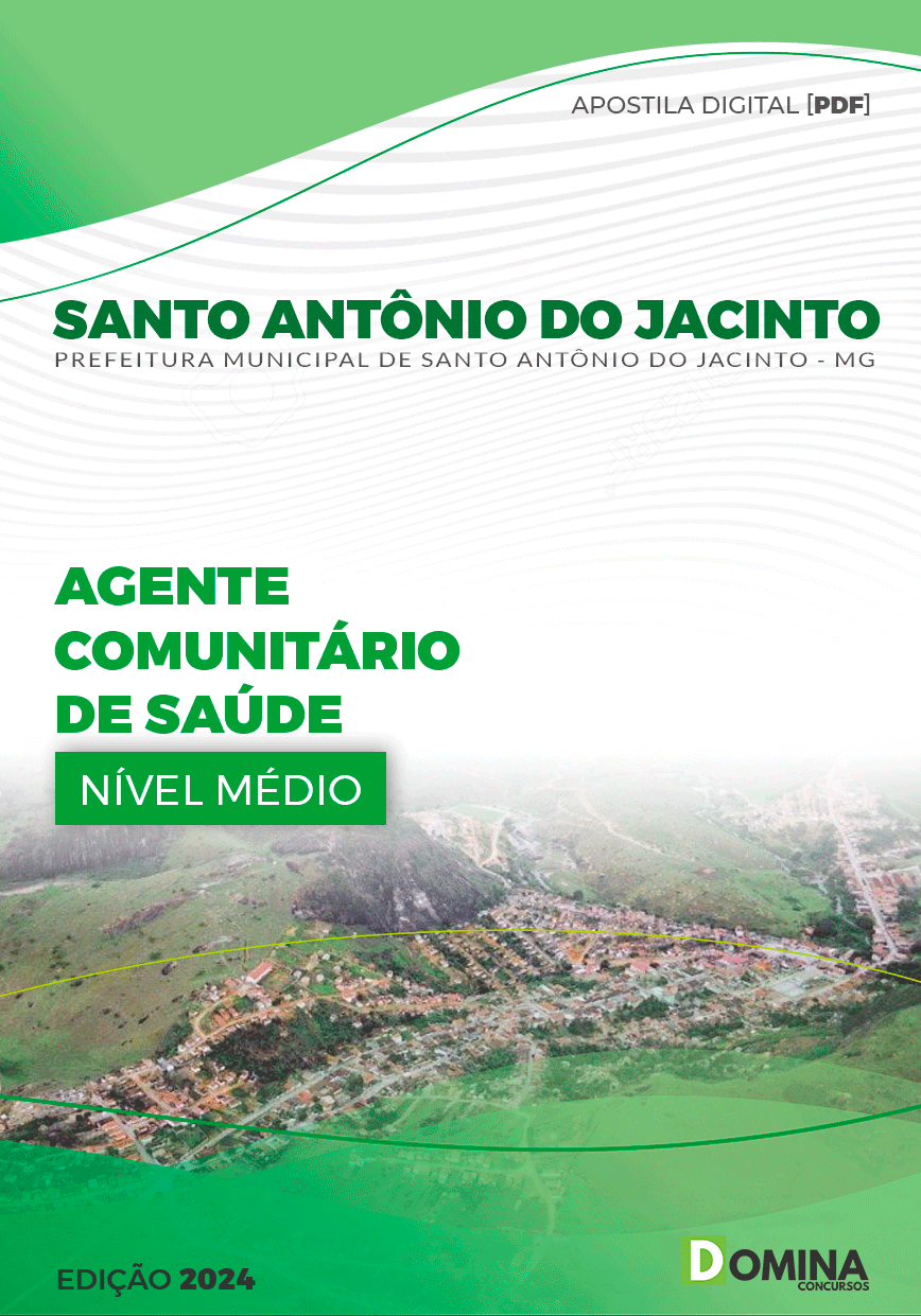 Apostila Agente Comunitário Saúde Santo Antônio do Jacinto 2024