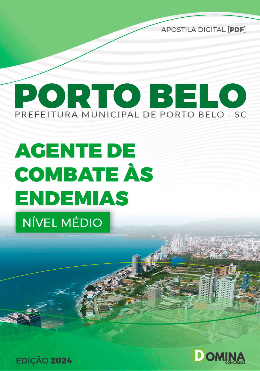 Apostila Agente de Combate às Endemias Porto Belo SC 2024