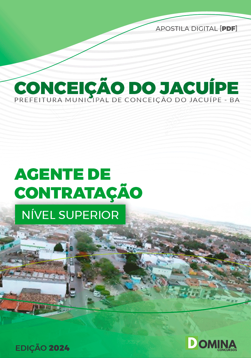 Apostila Agente de Contratação Conceição do Jacuípe BA 2024