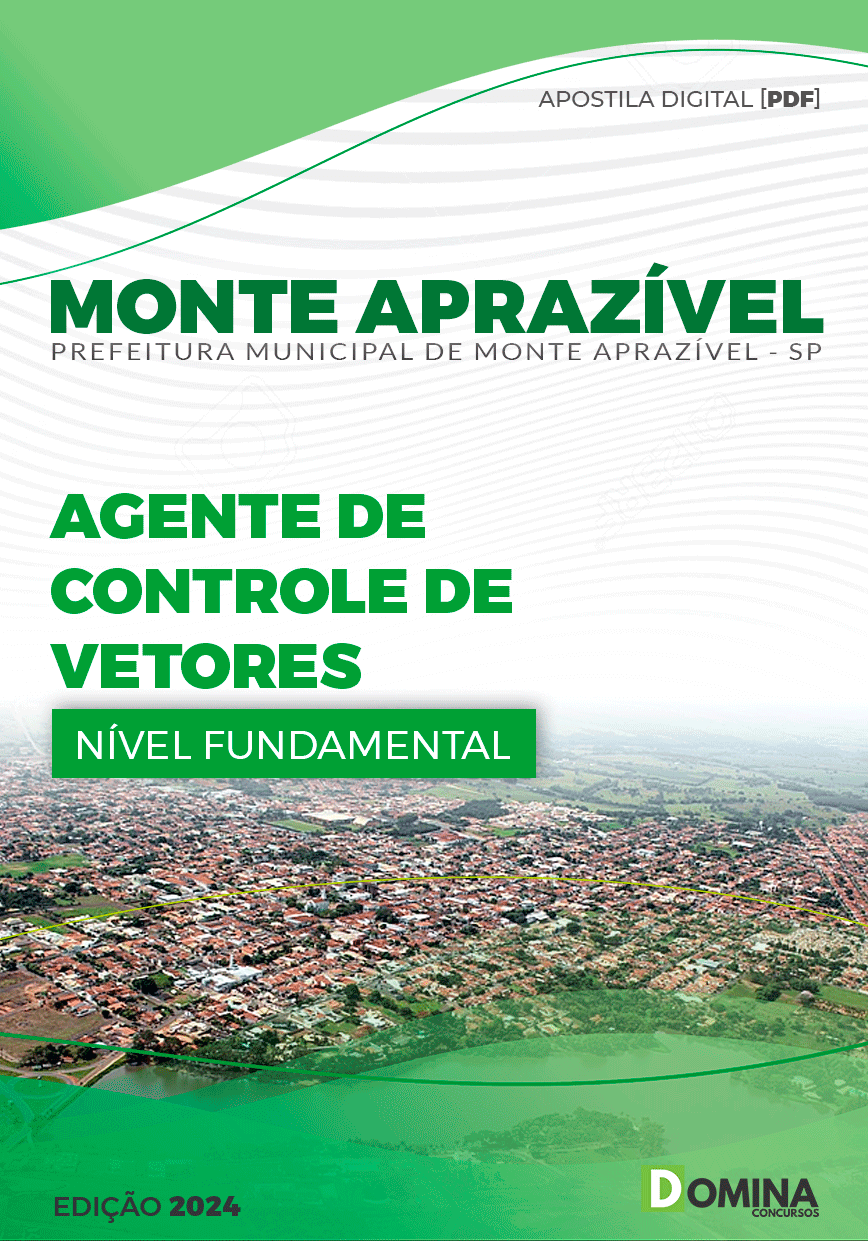 Apostila Agente de Controle de Vetores Monte Aprazível SP 2024