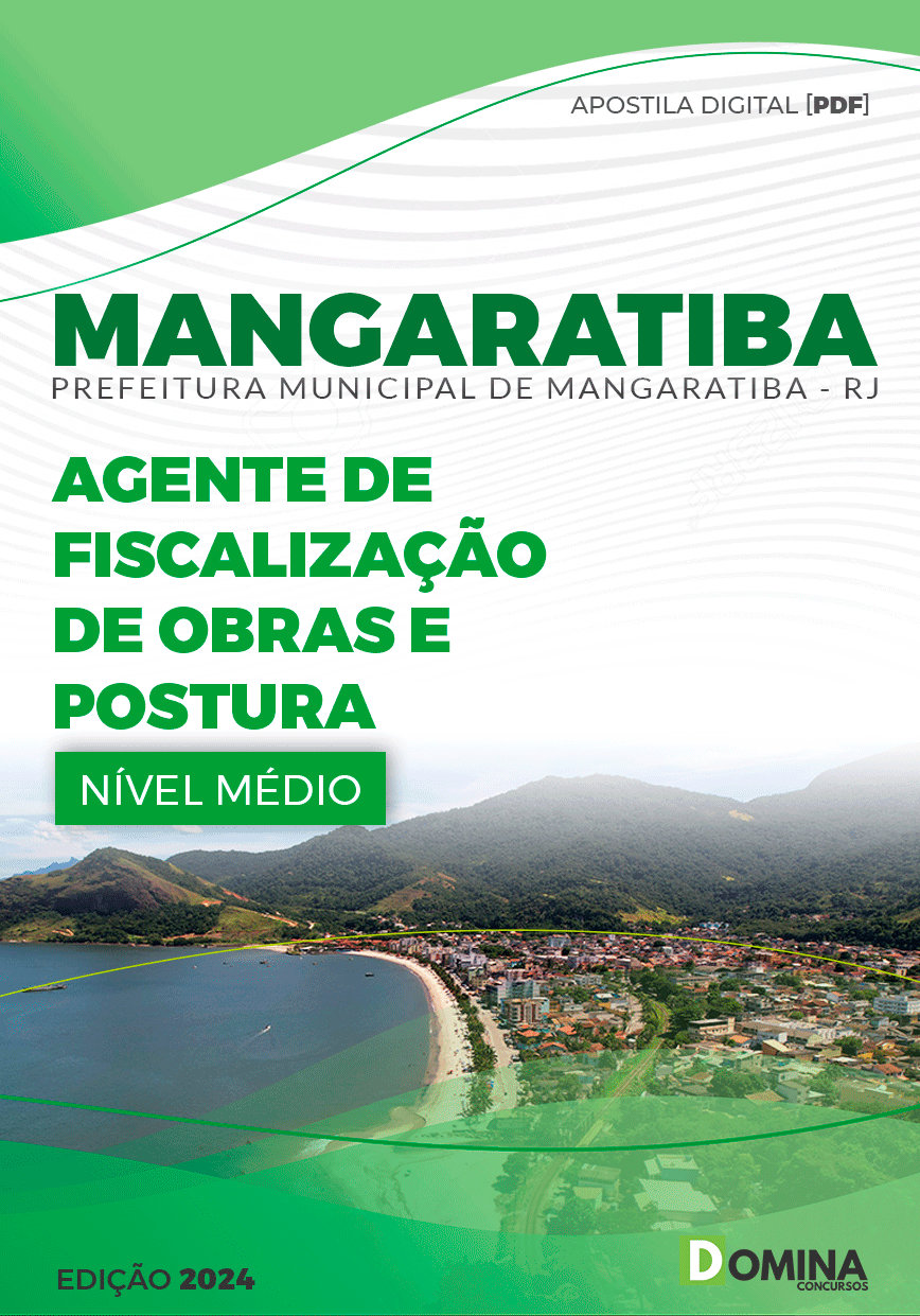 Apostila Agente de Fiscalização de Obras Mangaratiba RJ 2024