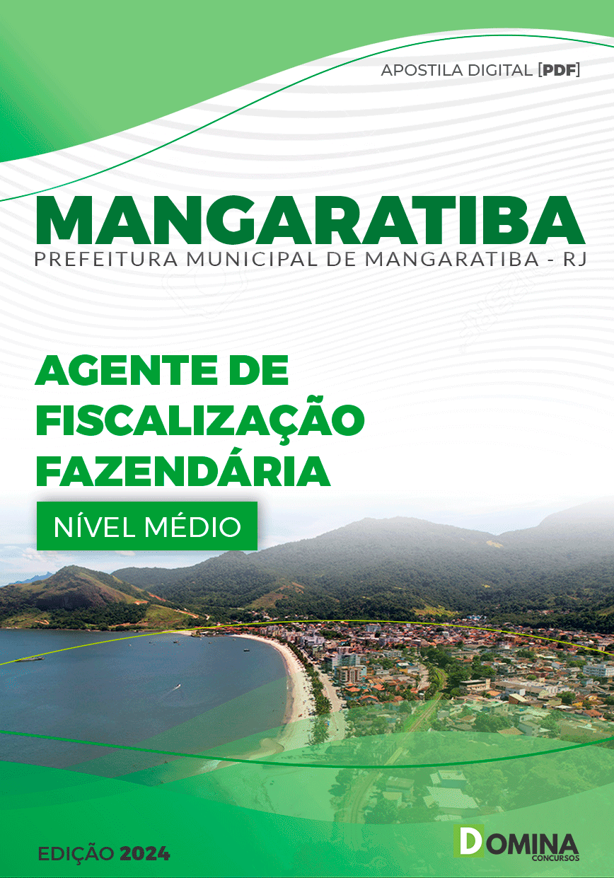 Apostila Agente de Fiscalização Fazendária Mangaratiba RJ 2024