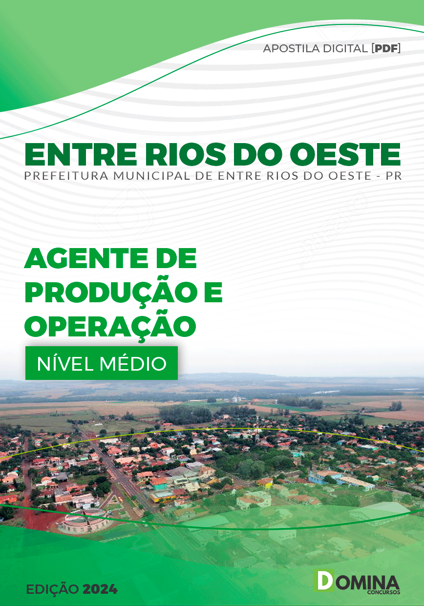 Apostila Agente de Produção Entre Rios do Oeste PR 2024