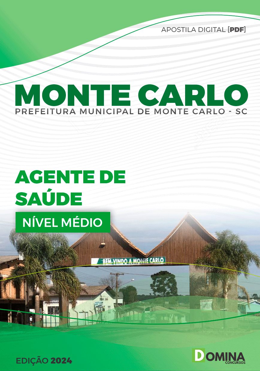 Apostila Agente de Saúde Monte Carlo SC 2024