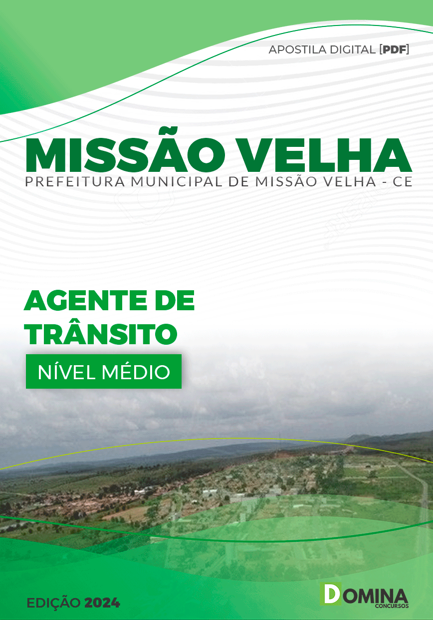 Apostila Agente de Trânsito Missão Velha CE 2024