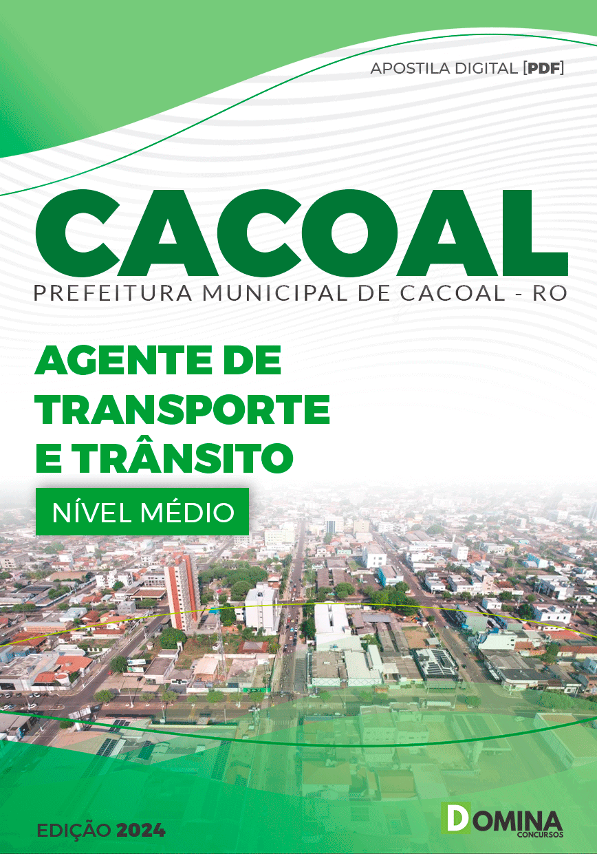 Apostila Agente de Transporte e Trânsito Cacoal RO 2024