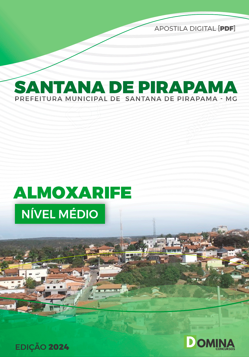 Apostila Almoxarife Santana de Pirapama MG 2024