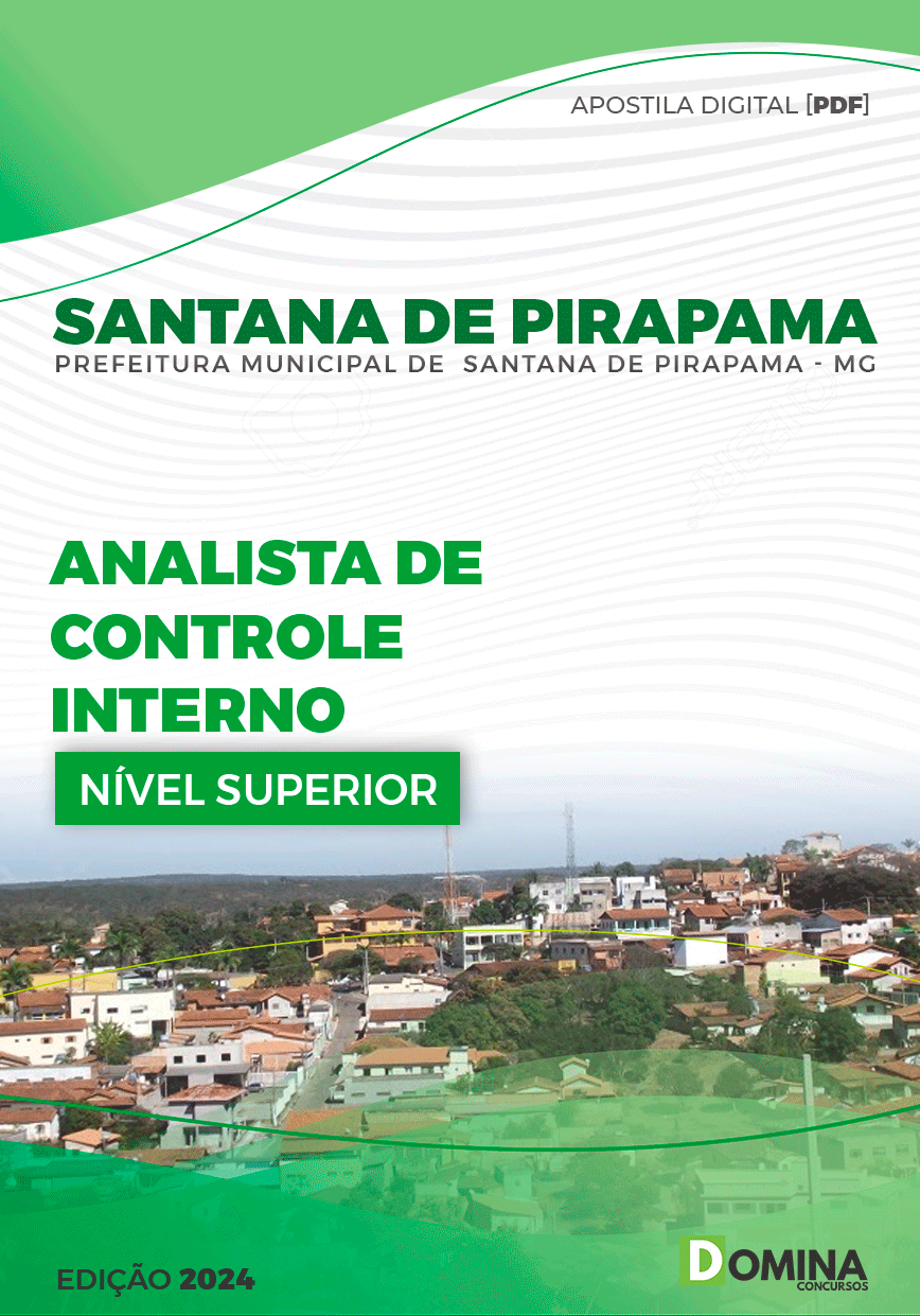 Apostila Analista Controle Interno Santana de Pirapama MG 2024