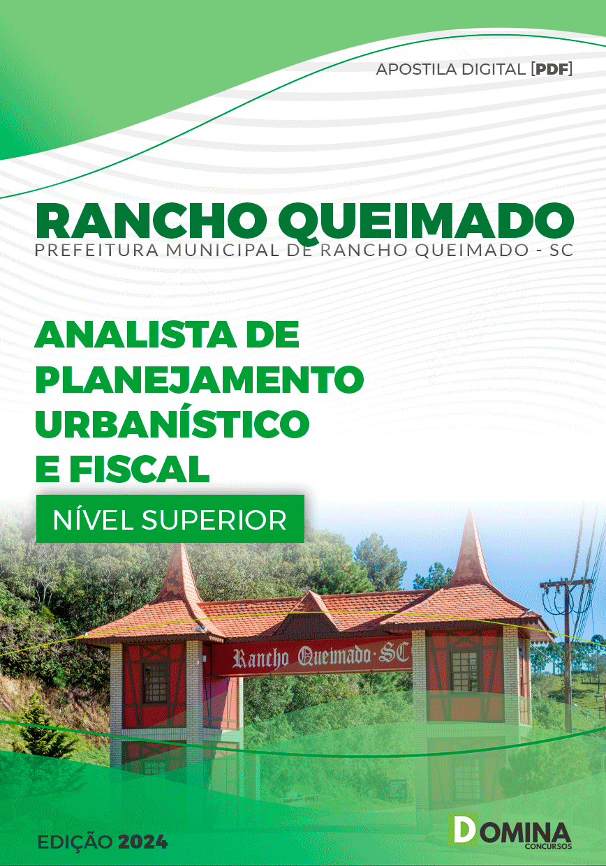 Apostila Analista de Planejamento Rancho Queimado SC 2024