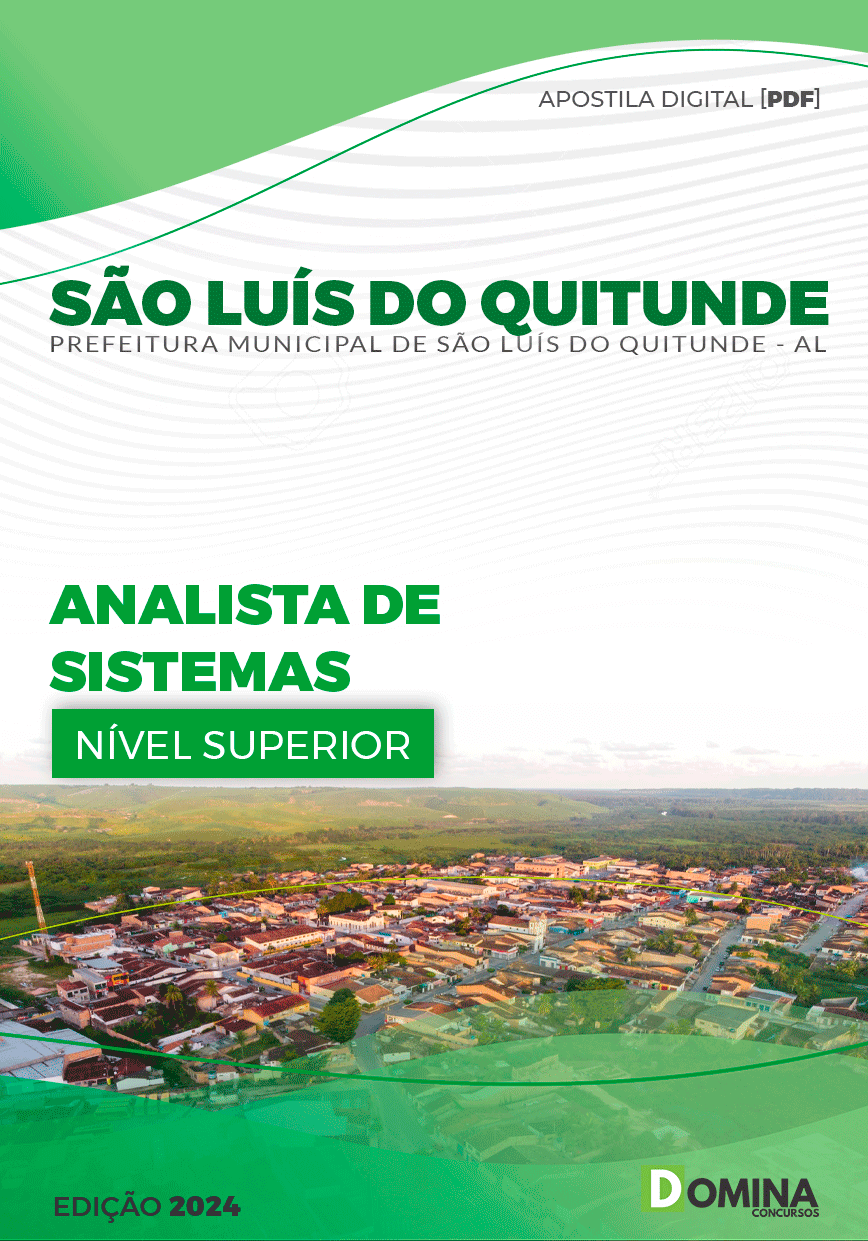 Apostila Analista de Sistemas São Luís Quitunde AL 2024