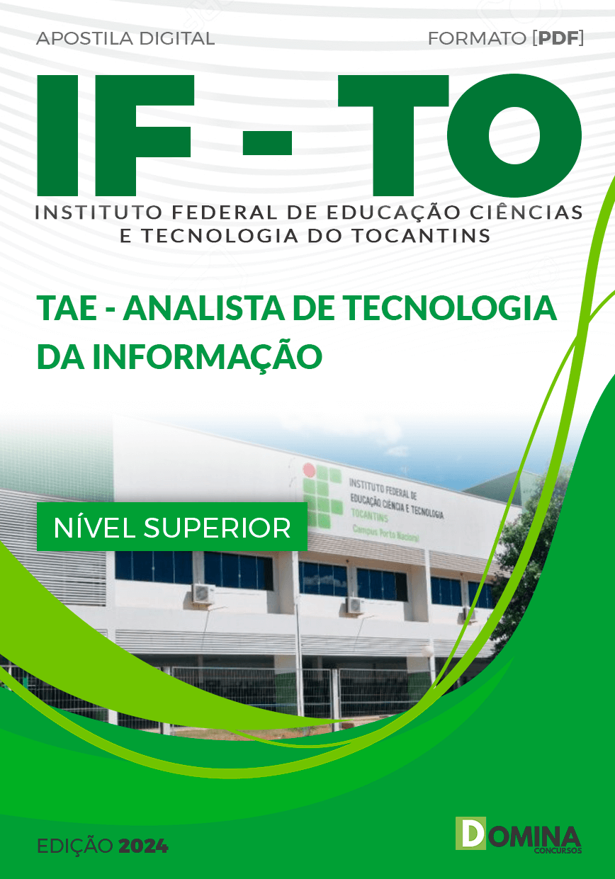 Apostila Analista de Tecnologia da Informação IFTO 2024