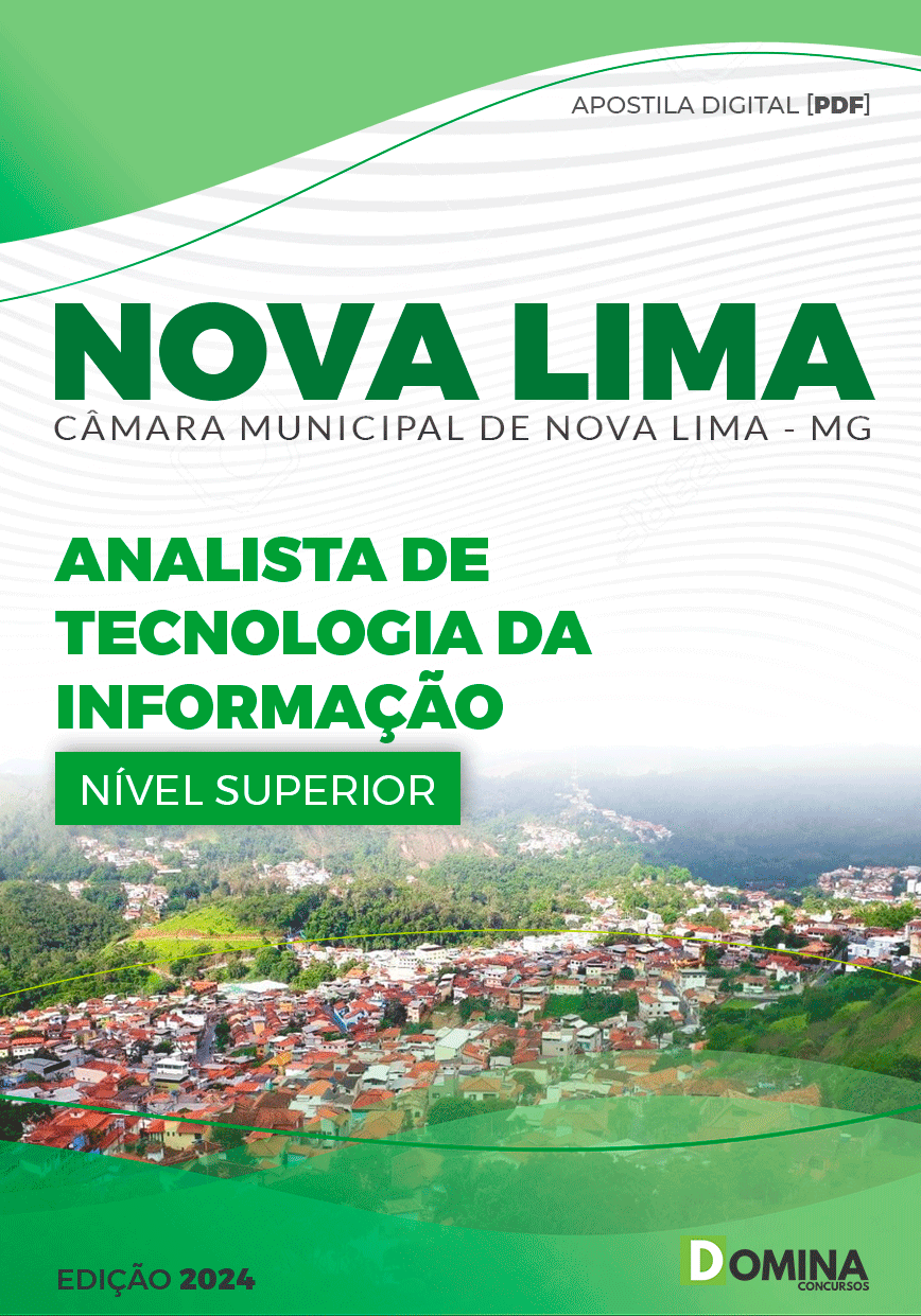 Apostila Analista Tecnologia Informação Câmara Nova Lima 2024