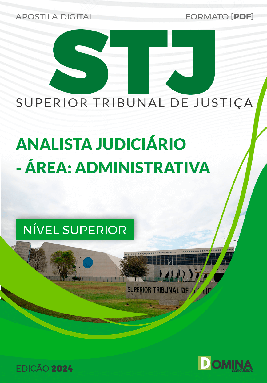 Apostila Analista Judiciário Administrativa STJ 2024