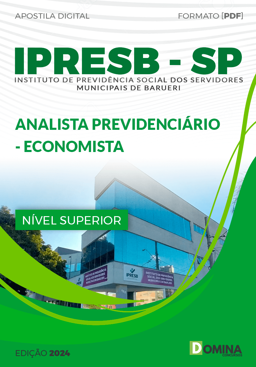 Apostila Analista Previdenciário Economista IPRESB SP 2024