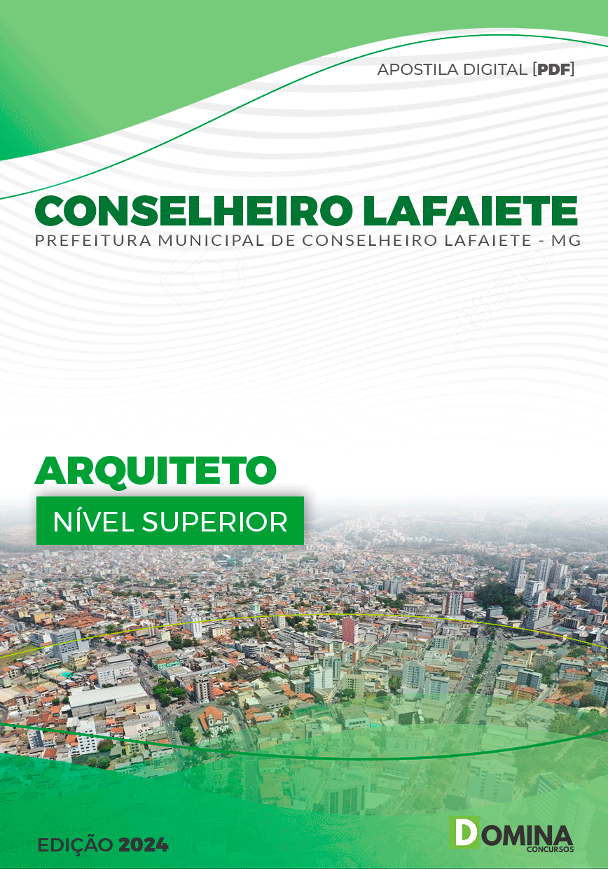 Apostila Arquiteto Conselheiro Lafaiete MG 2024