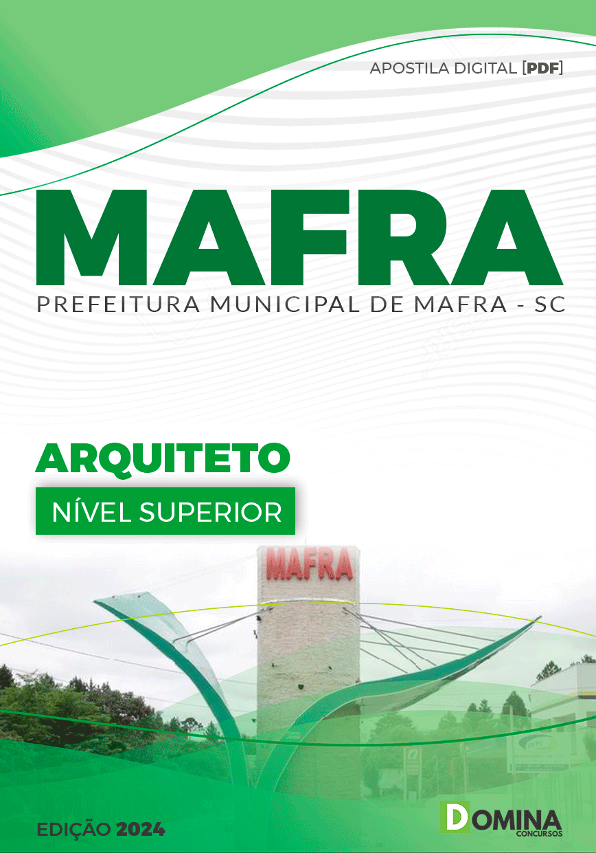 Apostila Arquiteto Mafra SC 2024