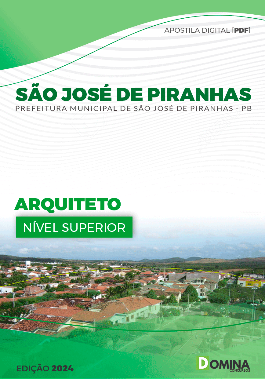 Apostila Arquiteto São José de Piranhas PB 2024