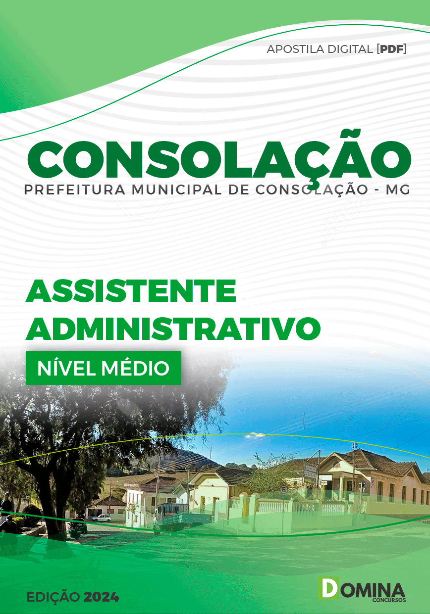 Apostila Assistente Administrativo Consolação MG 2024